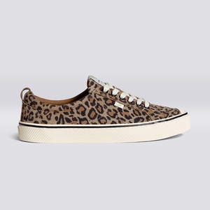 OCA LOW Cariuma Low Top Daim Leopard Homme | HNJ-2962454